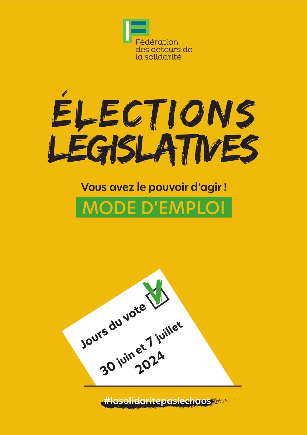 Elections législatives - Mode d'emploi
