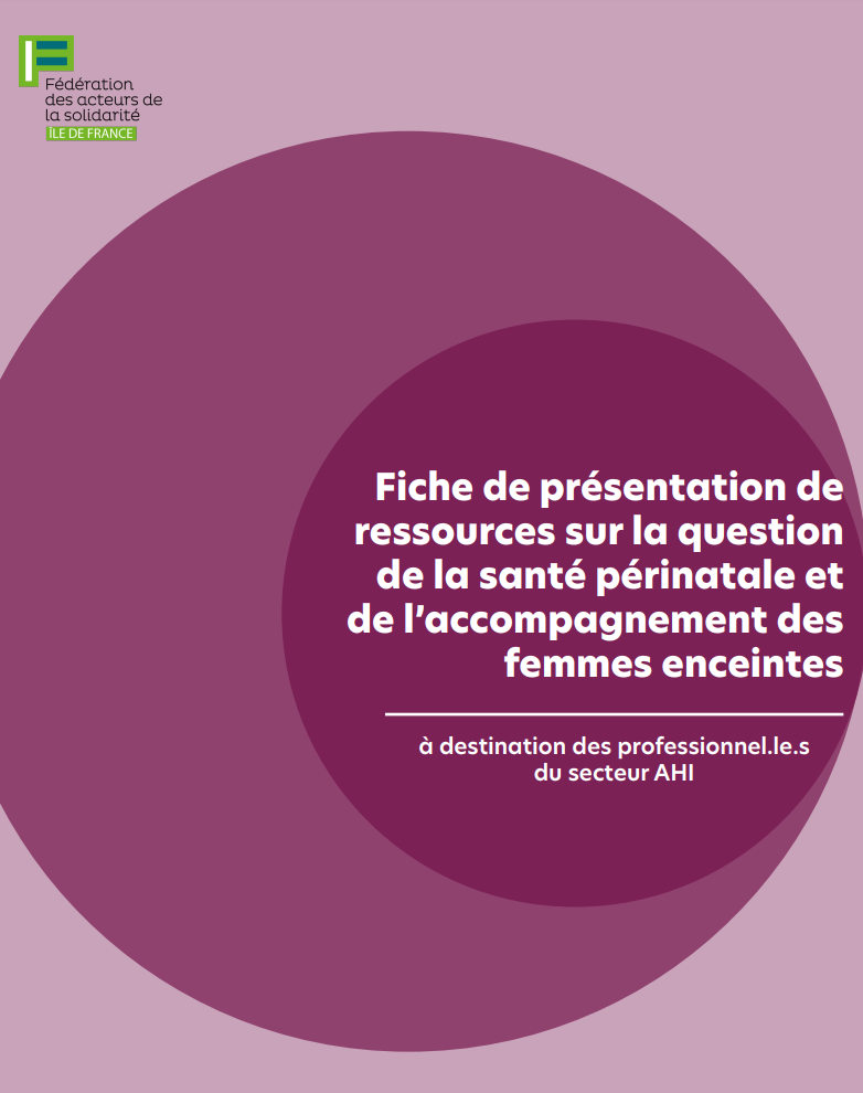 Fiche ressources périnatalité et précarité